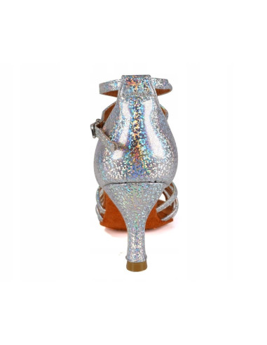 BUTY DO TAŃCA TANECZNE LATINO SYRENKA GLOW 7cm