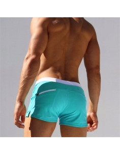 KĄPIELÓWKI SZORTY KĄPIELOWE BOKSERKI LAZUROWE 2