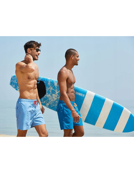 KĄPIELÓWKI MĘSKIE SZORTY SPODENKI BIAŁE