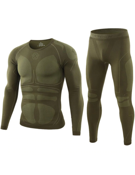 BIELIZNA TERMOAKTYWNA TERMICZNA MĘSKA ZIELONA