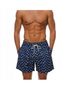 KĄPIELÓWKI MĘSKIE SPODENKI RYBY REKINY SHARK