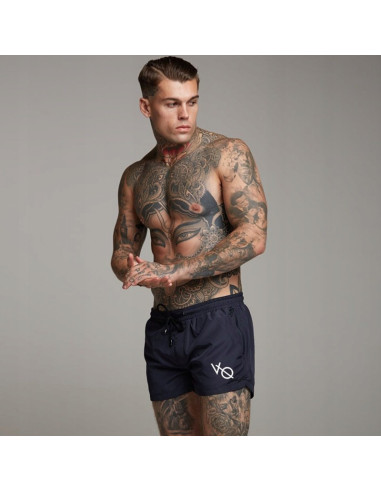 KĄPIELÓWKI MĘSKIE SZORTY SPODENKI GRANATOWE VQ