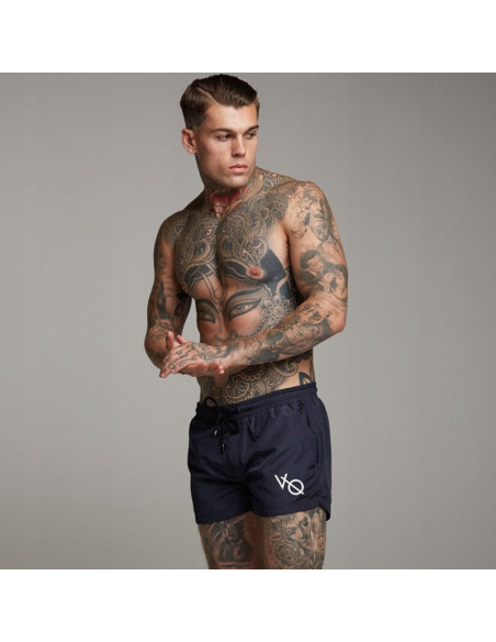 KĄPIELÓWKI MĘSKIE SZORTY SPODENKI GRANATOWE VQ