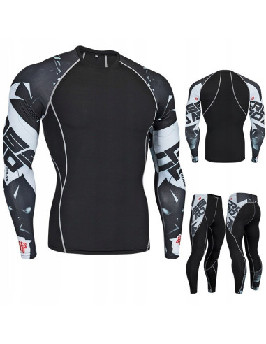 ODZIEŻ TERMOAKTYWNA RASHGUARD LEGINSY KOMPLET