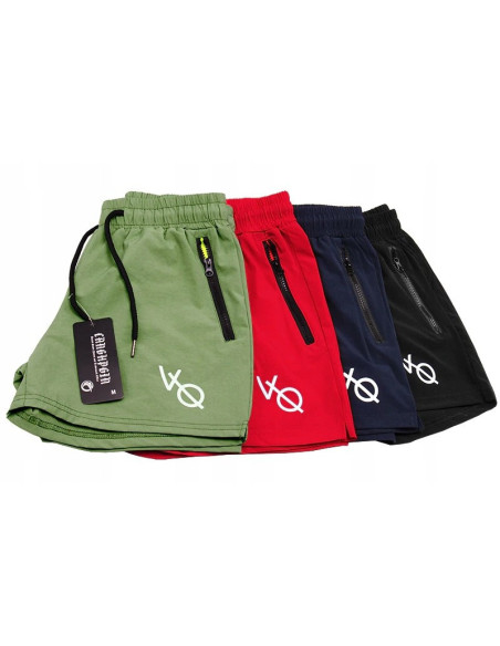 KĄPIELÓWKI MĘSKIE SZORTY SPODENKI CZARNE VQ