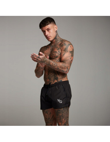 KĄPIELÓWKI MĘSKIE SZORTY SPODENKI CZARNE VQ