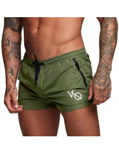 KĄPIELÓWKI MĘSKIE SZORTY SPODENKI ZIELONE VQ