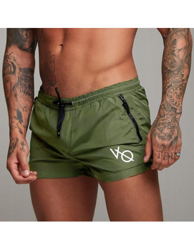 KĄPIELÓWKI MĘSKIE SZORTY SPODENKI ZIELONE VQ