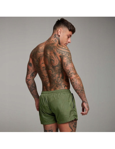 KĄPIELÓWKI MĘSKIE SZORTY SPODENKI ZIELONE VQ