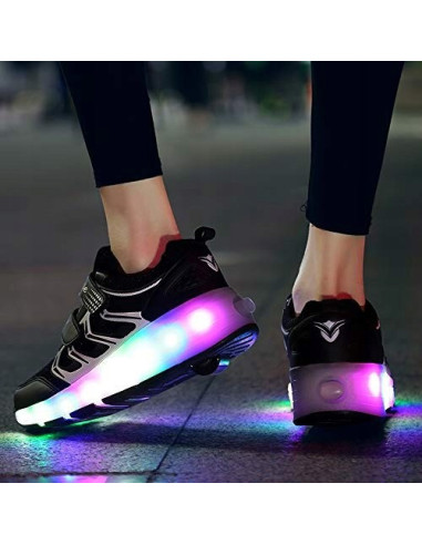 BUTOROLKI BUTY Z ROLKAMI ROLKI WROTKI LED