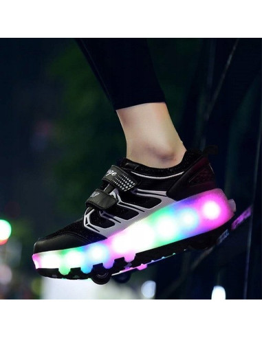 BUTOROLKI BUTY Z ROLKAMI ROLKI WROTKI LED