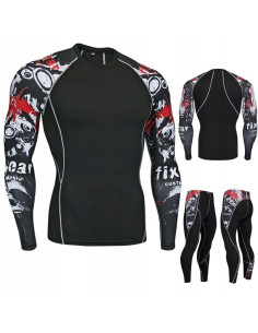 TERMOAKTYWNY RASHGUARD LEGINSY NA TRENNING 2