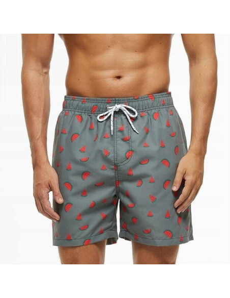 KĄPIELÓWKI MĘSKIE SZORTY SPODENKI OWOCE ARBUZY