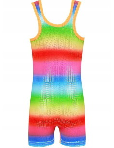 STRÓJ BALETOWY DO TAŃCA GIMNASTYKI KOMBINEZON