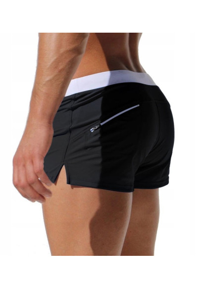 KĄPIELÓWKI SZORTY KĄPIELOWE BOKSERKI CZARNE