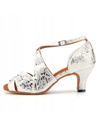 BUTY DO TAŃCA NA ŚLUB ŚLUBNE JAK WĄŻ OBCAS 6cm