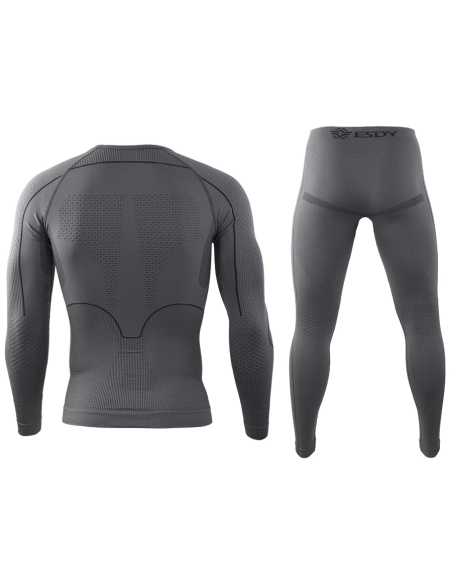 BIELIZNA TERMOAKTYWNA TERMICZNA MĘSKA SZARA