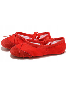 BALETKI DO TAŃCA TRADYCYJNE BALET RYTMIKA CZERWONE 2