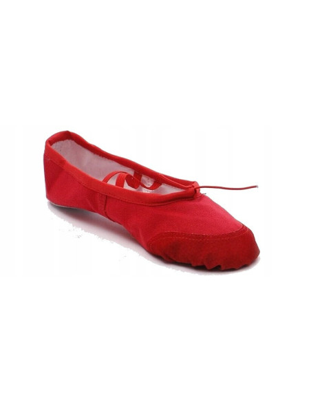BALETKI DO TAŃCA TRADYCYJNE BALET RYTMIKA CZERWONE