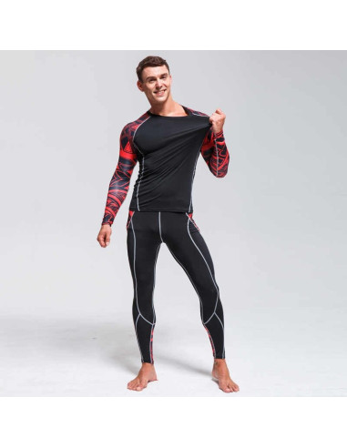 ODZIEŻ TERMOAKTYWNA RASHGUARD LEGINSY KOMPLET