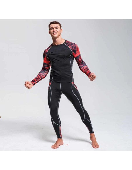 ODZIEŻ TERMOAKTYWNA RASHGUARD LEGINSY KOMPLET