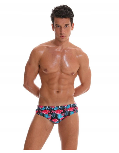 KĄPIELÓWKI MĘSKIE SLIPY SLIPKI KWIATY