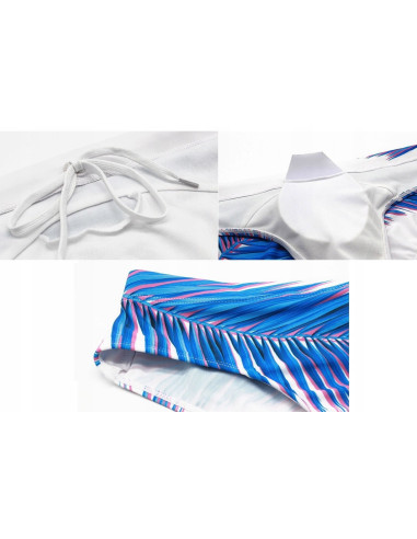 KĄPIELÓWKI MĘSKIE SLIPY SLIPKI KWIATY