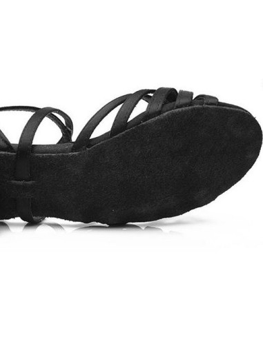 BUTY DO TAŃCA TANECZNE LATINO SALSA 7cm - CZARNE