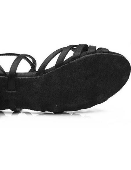 BUTY DO TAŃCA TANECZNE LATINO SALSA 7cm - CZARNE