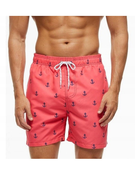 KĄPIELÓWKI MĘSKIE SZORTY SPODENKI KOTWICE