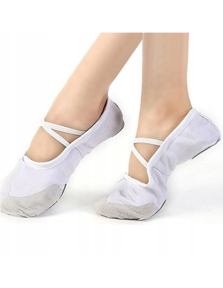 BALETKI DO TAŃCA TRADYCYJNE BALET RYTMIKA BIAŁE