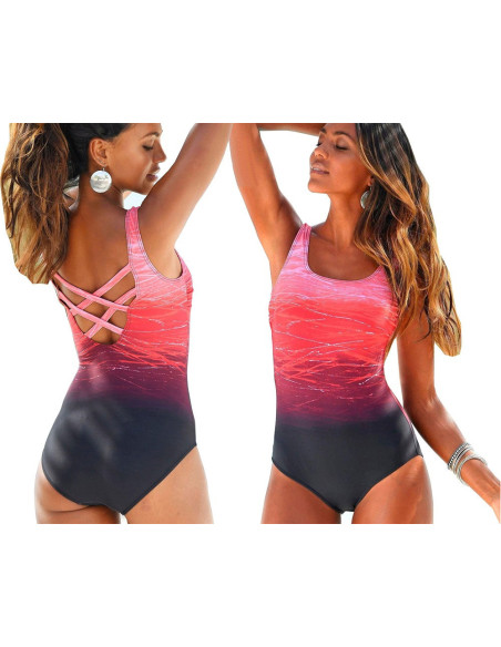 JEDNOCZĘŚCIOWY STRÓJ KĄPIELOWY MONOKINI KORAL