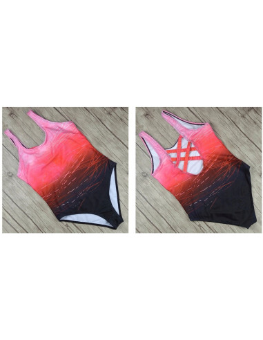 JEDNOCZĘŚCIOWY STRÓJ KĄPIELOWY MONOKINI KORAL