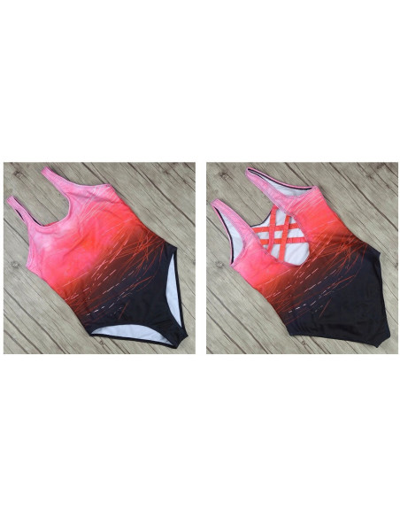 JEDNOCZĘŚCIOWY STRÓJ KĄPIELOWY MONOKINI KORAL