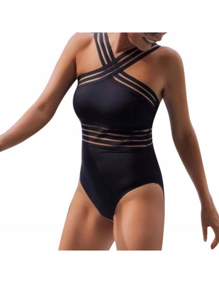 SEXY STRÓJ KOSTIUM KĄPIELOWY MONOKINI PASKI