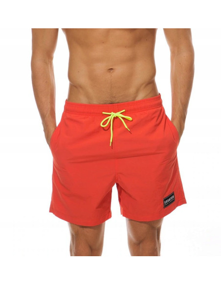 KĄPIELÓWKI MĘSKIE SZORTY SPODENKI POMARAŃCZOWE