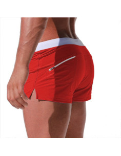 KĄPIELÓWKI SZORTY KĄPIELOWE BOKSERKI CZERWONE