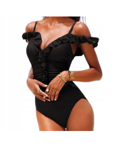 BIKINI STRÓJ KĄPIELOWY FALBANKA WYSZCZUPLAJĄCY