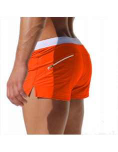 KĄPIELÓWKI SZORTY KĄPIELOWE BOKSERKI POMARAŃCZ