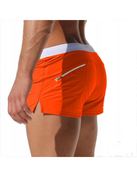 KĄPIELÓWKI SZORTY KĄPIELOWE BOKSERKI POMARAŃCZ