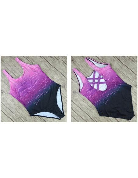 JEDNOCZĘŚCIOWY STRÓJ KĄPIELOWY MONOKINI FIOLET