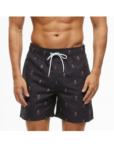 KĄPIELÓWKI MĘSKIE SZORTY SPODENKI MINI ANANASY