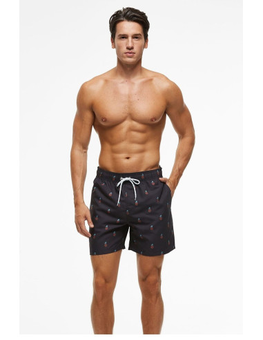 KĄPIELÓWKI MĘSKIE SZORTY SPODENKI MINI ANANASY