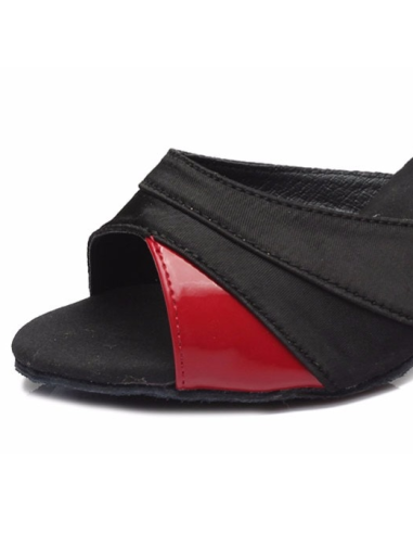 BUTY DO TAŃCA TOWARZYSKIEGO TANECZNE 7cm CZERWONE