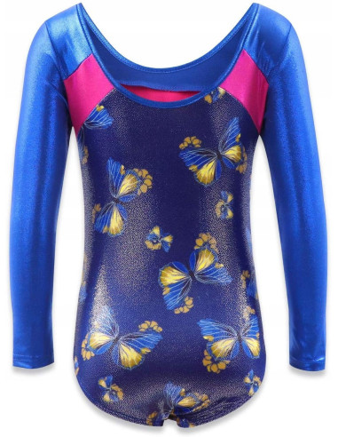 BODY BALETOWE STRÓJ DO TAŃCA BALETU MOTYLKI