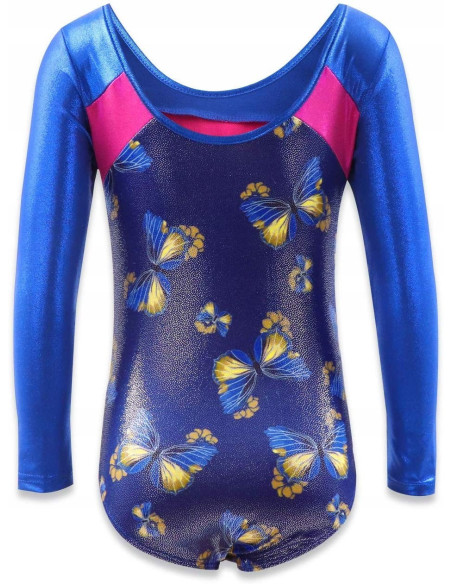 BODY BALETOWE STRÓJ DO TAŃCA BALETU MOTYLKI