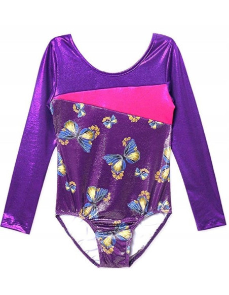 BODY BALETOWE STRÓJ DO TAŃCA BALETU MOTYLKI
