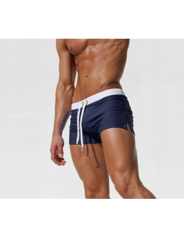 KĄPIELÓWKI SZORTY KĄPIELOWE BOKSERKI GRANAT