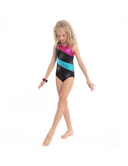 BODY BALETOWE STRÓJ DO TAŃCA BEZ RĘKAWÓW