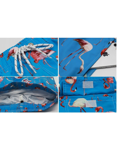 KĄPIELÓWKI MĘSKIE SZORTY SPODENKI ANANASY